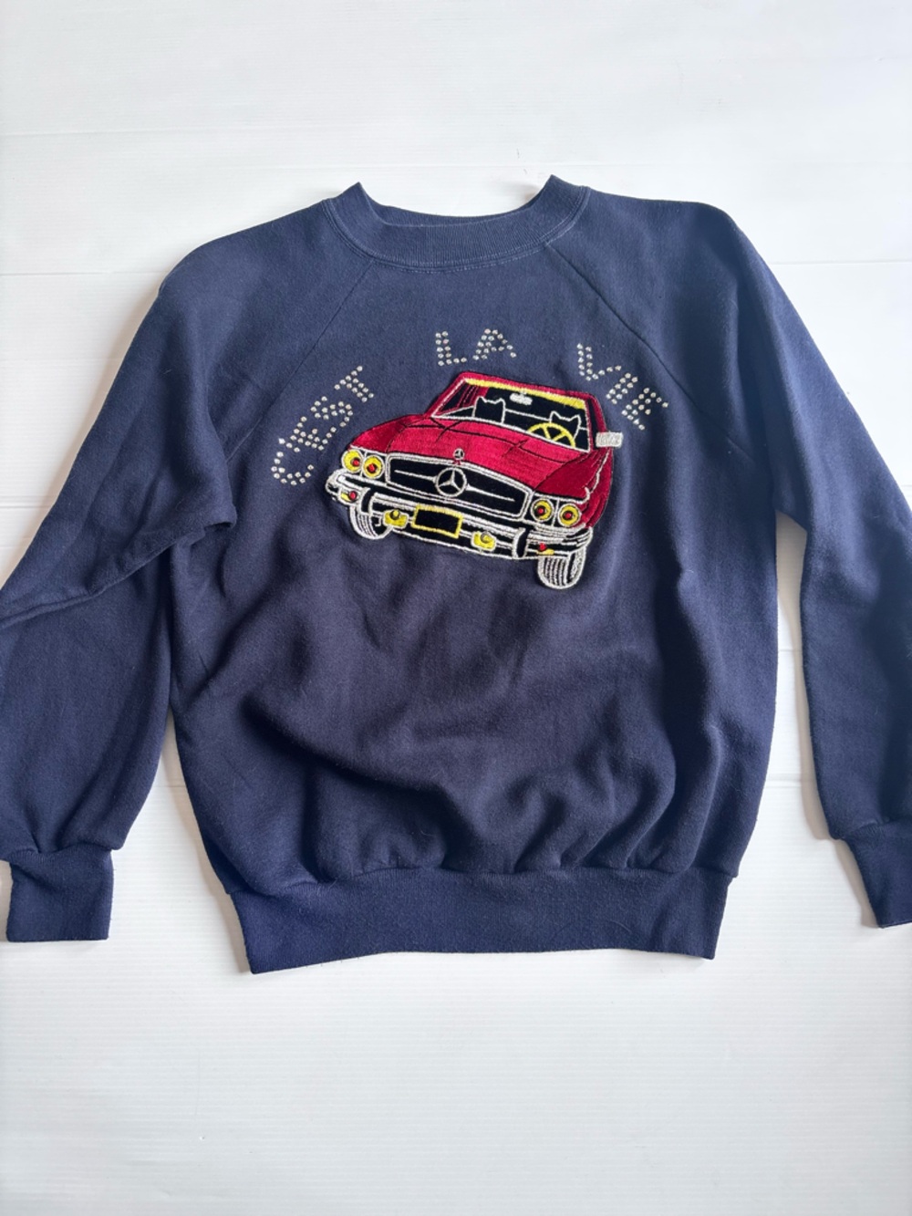 Vintage USA Car Graphic Crewneck Sweatshirt Small